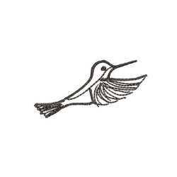 Diseño Para Bordado Colibrí 6