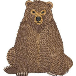 Embroidery Design Realistic Bear