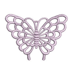 Diseño Para Bordado Mariposa Estilizada