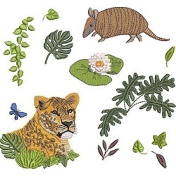 Embroidery Design Pantanal Animals 4