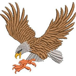 Diseño Para Bordado águila 4