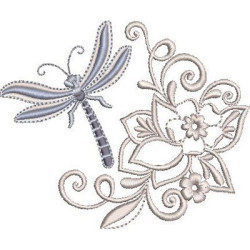 Embroidery Design Dragonfly 7
