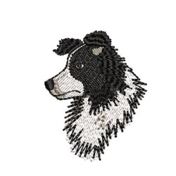 Embroidery Design Border Collie Dog 2