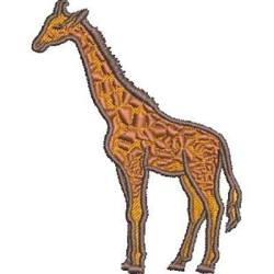 Embroidery Design Giraffe 8 Cm