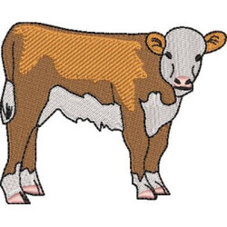 Matriz De Bordado Vaca