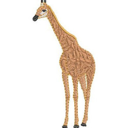 Matriz De Bordado Girafa