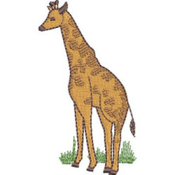 Matriz De Bordado Girafa Safari