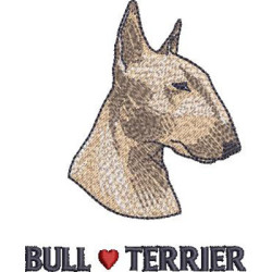 Embroidery Design Bull Terrier