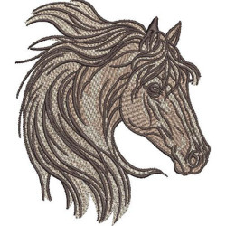 Diseño Para Bordado Cabeza De Caballo