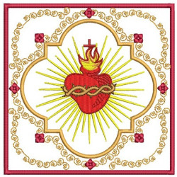Embroidery Design Embroidered Altar Cloths Sacred Heart 196