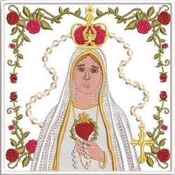 EMBROIDERED ALTAR CLOTHS OUR LADY OF FATIMA 252