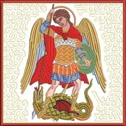 EMBROIDERED ALTAR CLOTHS S. MICHAEL ARCHANGEL 264