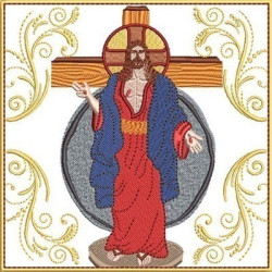 EMBROIDERED ALTAR JESUS OF THE HOLY WOUNDS 255