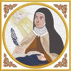 Embroidery Design Altar Cloths Our Saint Theresa Dávila 277