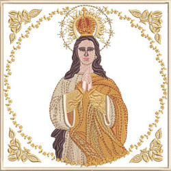 Diseño Para Bordado Ornamentos Liturgicos Nuestra Señora Maria Dos Anjos
