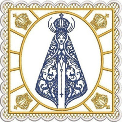 Diseño Para Bordado Ornamentos Liturgicos Nuestra Señora Aparecida