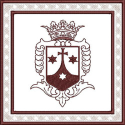 Matriz De Bordado Conjunto De Alfaias Escudo Carmelitas 285