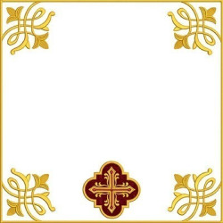 Diseño Para Bordado Ornamentos Liturgicos Cruz Decorada 291