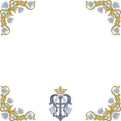 Matriz De Bordado Conjunto De Alfaias Mariana 301
