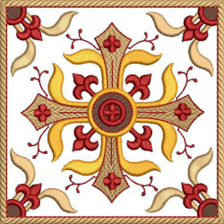 Embroidery Design Embroidered Altar Cloths Decorated Cross 326