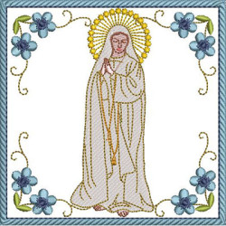 Diseño Para Bordado Juego De Altar Nuestra Señora De Fátima 374