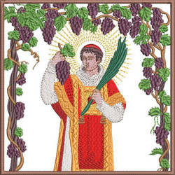 Embroidery Design Altar Cloths Saint Vicente De Zaragoza 390