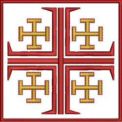 Embroidery Design Altar Cloths Cross Of Jerusalem 398