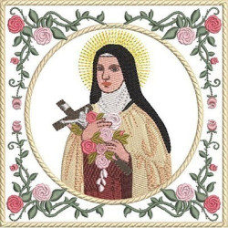 Embroidery Design Altar Cloths Saint Therese 403