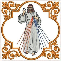 Embroidery Design Altar Cloths Merciful Jesus 404