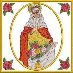 Embroidery Design Altar Cloths Holy Isabel 410