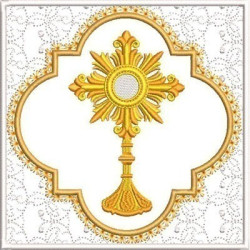 Embroidery Design Altar Cloths Monstrance 413