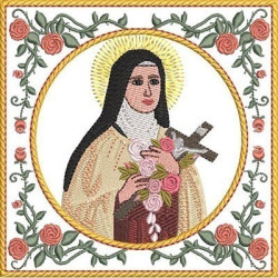 Embroidery Design Altar Cloths Saint Therese 417