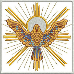 Embroidery Design Altar Cloths Divine Holy Spirit 418