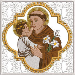 Embroidery Design Altar Cloths Saint Anthony 420