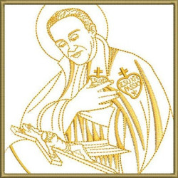 Embroidery Design Altar Cloths Saint Paul Of The Cross 2