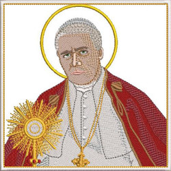Diseño Para Bordado Juego De Altar San Pío X 465
