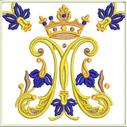 Embroidery Design Altar Cloths Decorated Marian 478
