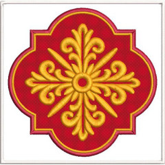 Embroidery Design Altar Cloths Decorated Cross 489..