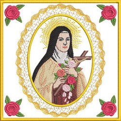 Embroidery Design Altar Cloths Saint Therese 492