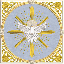 Embroidery Design Altar Cloths Divine Holy Spirit 493