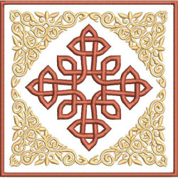 Embroidery Design Altar Cloths Decorated Cross 498