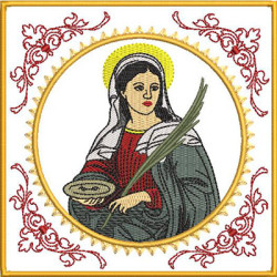 Embroidery Design Altar Santa Luzia 518