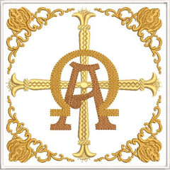 Embroidery Design Altar Alpha And Omega 519..