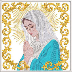 Embroidery Design Altar Holy Family Contour 560