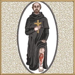 Diseño Para Bordado Juego De Altar San Peregrino Laziosi 567