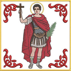 Embroidery Design Altar Saint Expeditus 589