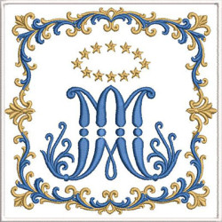 Embroidery Design Altar Marist Decorated  590