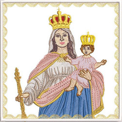 Embroidery Design Altar Our Lady Help Of Christians 590