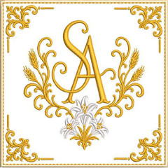 Matriz De Bordado Conjunto De Alfaias Santo Antônio 59..