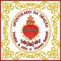 Diseño Para Bordado Juego De Altar Apostolado De La Or..